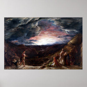 John Linnell Noah The Eve of the Deluge Poster