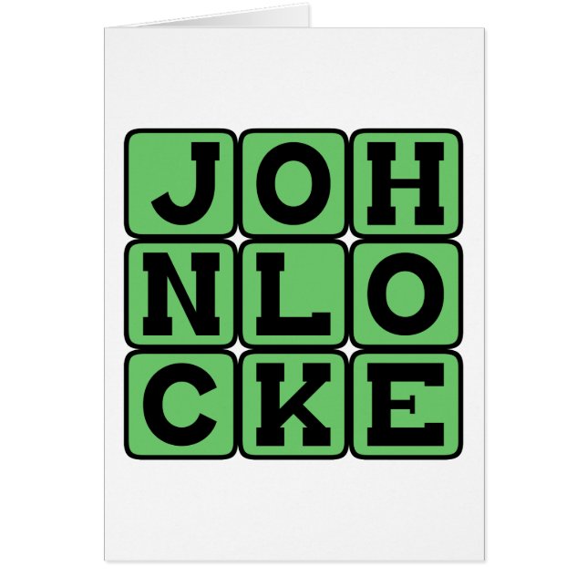 John Locke, English Philosopher (Front)