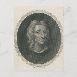 John Locke, engraved by James Basire Postcard