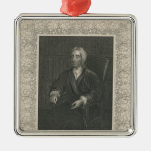 John Locke Metal Ornament
