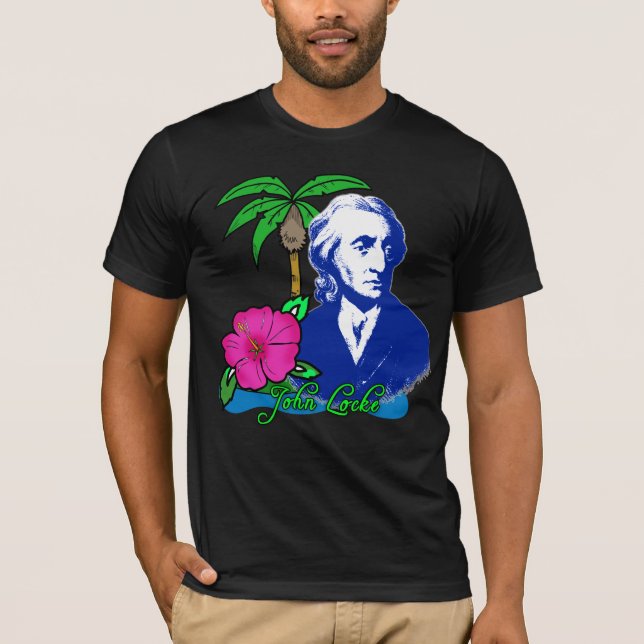 John Locke on a Desert Island T-Shirt (Front)