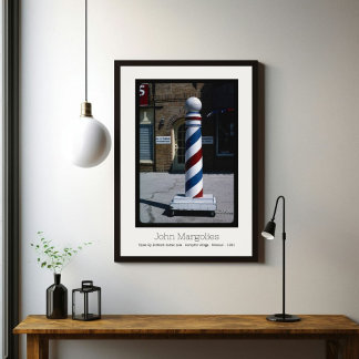 JOHN MARGOLIES - BARBER HAMPTON VILLAGE MISSOURI POSTER