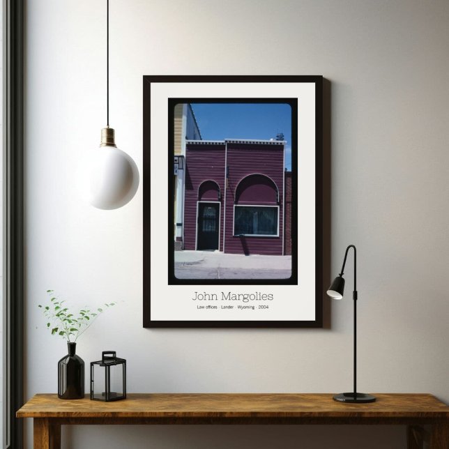 JOHN MARGOLIES - LAW OFFICES LANDER WYOMING POSTER (Creator Uploaded)