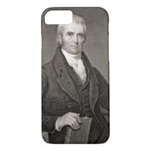 John Marshall (1755-1835), engraved by Asher Brown iPhone 8/7 Case