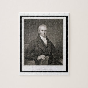 John Marshall (1755-1835), engraved by Asher Brown Jigsaw Puzzle
