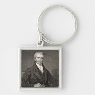 John Marshall (1755-1835), engraved by Asher Brown Key Ring