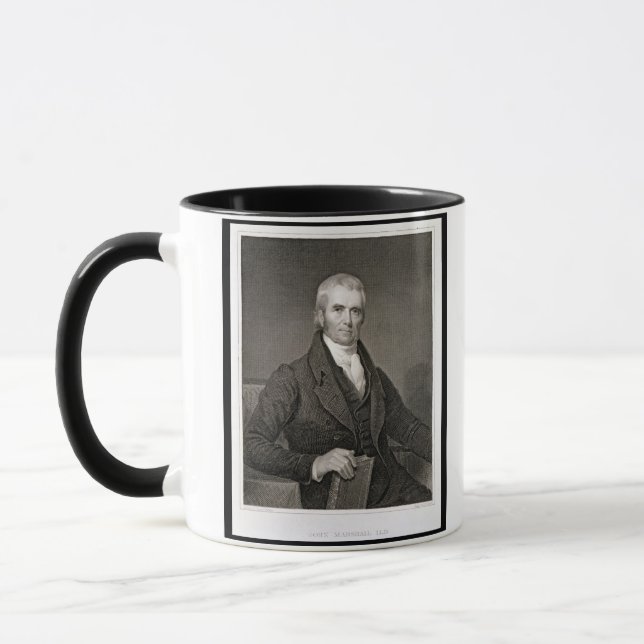 John Marshall (1755-1835), engraved by Asher Brown Mug (Left)