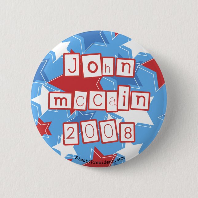 John Mccain 2008 Button (Front)