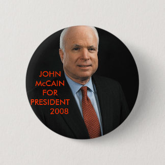 JOHN McCain 6 Cm Round Badge