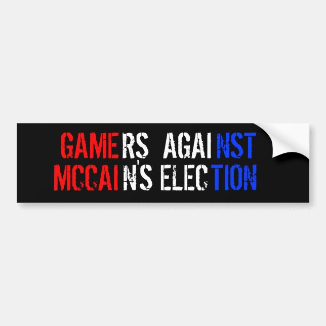 John McCain Bumper Sticker (Front)