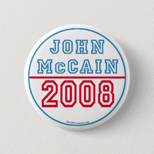 John Mccain Button