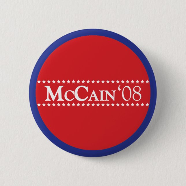 John McCain Campaign Button (Front)