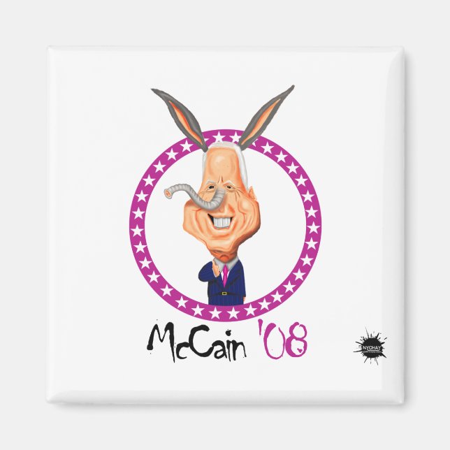 JOHN-McCAIN Magnet (Front)
