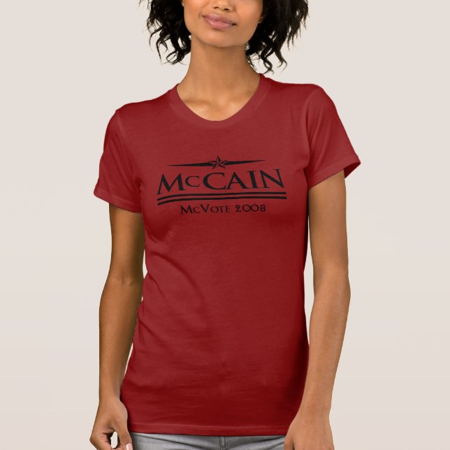 John McCain: McVote 2008 T-shirt (Front)