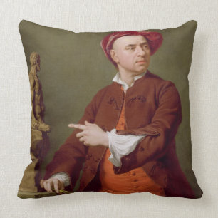 John Michael Rysbrack Modelling his Terra-Cotta St Cushion