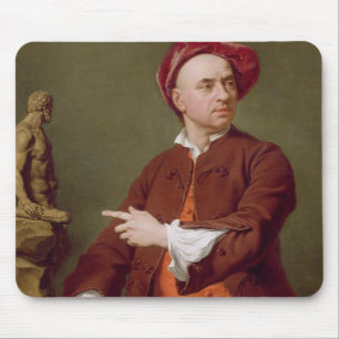 John Michael Rysbrack Modelling his Terra-Cotta St Mouse Pad