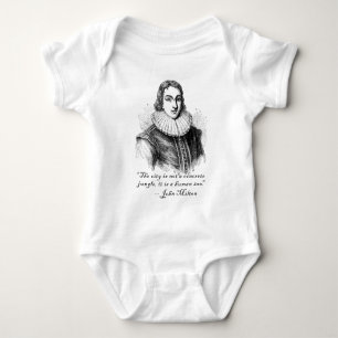 John Milton Concrete Jungle Quote Baby Bodysuit