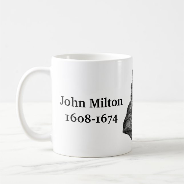 John Milton quote on books Coffee Mug (Left)