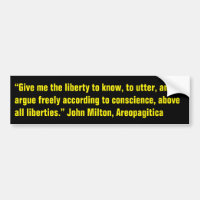 John Milton quote on Freedom of Speech