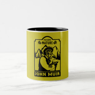 John Muir American Conservator Two-Tone Coffee Mug