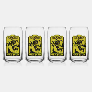 John Muir Day Can Glass