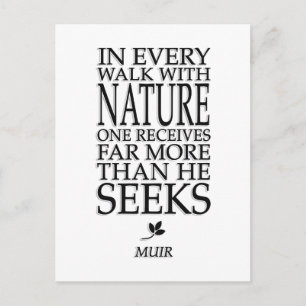 John Muir Postcard