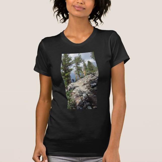 John Muir Trail Hiker - Sierra Nevada Mountains T-Shirt (Front)