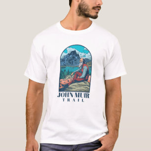 John Muir Trail - Hiking, Backpacking, Outdoors, C T-Shirt