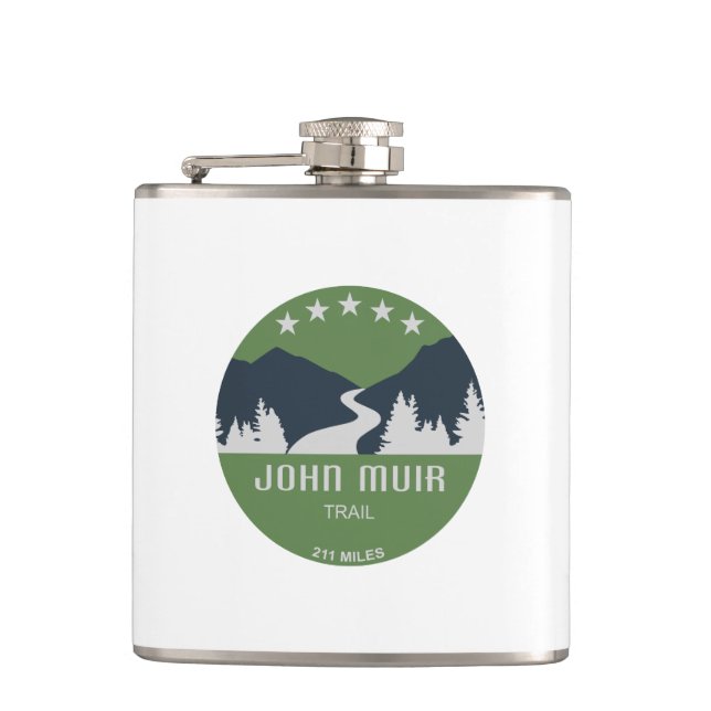 John Muir Trail Hip Flask (Front)