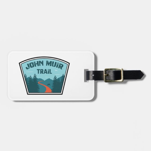 John Muir Trail Luggage Tag (Front Horizontal)