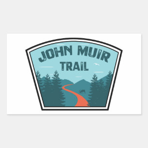 John Muir Trail Rectangular Sticker