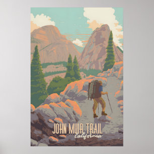 John Muir Trail Travel Poster