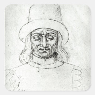 John of Luxembourg Square Sticker
