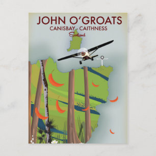 john o'groats Canisbay Caithness Scotland Postcard