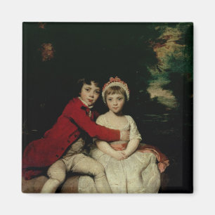 John Parker and his sister Theresa, 1779 Magnet