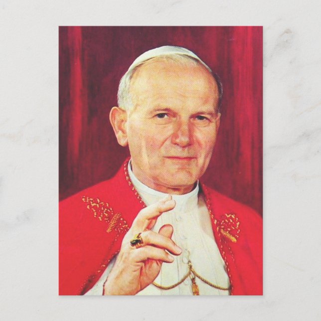 John Paul II Bishop of Rome Postcard (Front)