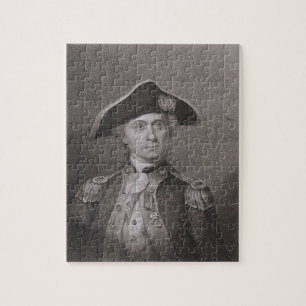 John Paul Jones (1747-92), engraved by James Barto Jigsaw Puzzle
