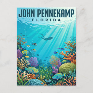 John Pennekamp Coral Reef State Park Florida Postcard