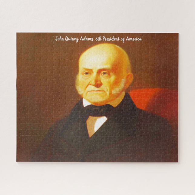 John Quincy Adams 6th President of America. Jigsaw Puzzle (Horizontal)