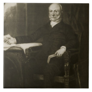 John Quincy Adams, 6th President of the United Sta Ceramic Tile