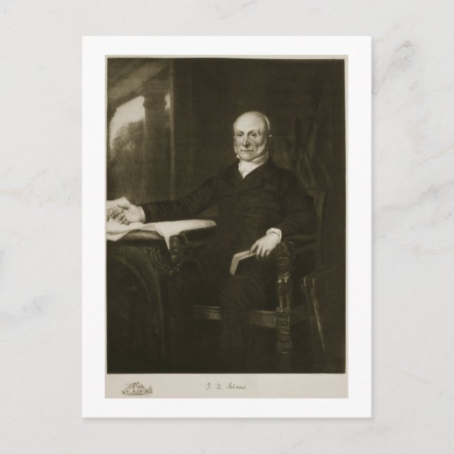 John Quincy Adams, 6th President of the United Sta Postcard (Front)