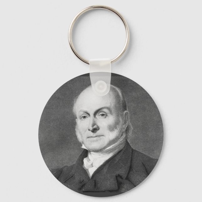 John Quincy Adams Key Ring (Front)