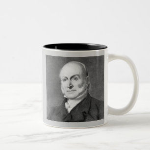John Quincy Adams Two-Tone Coffee Mug