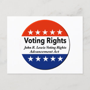 John R. Lewis Voting Rights Advancement Act Postcard