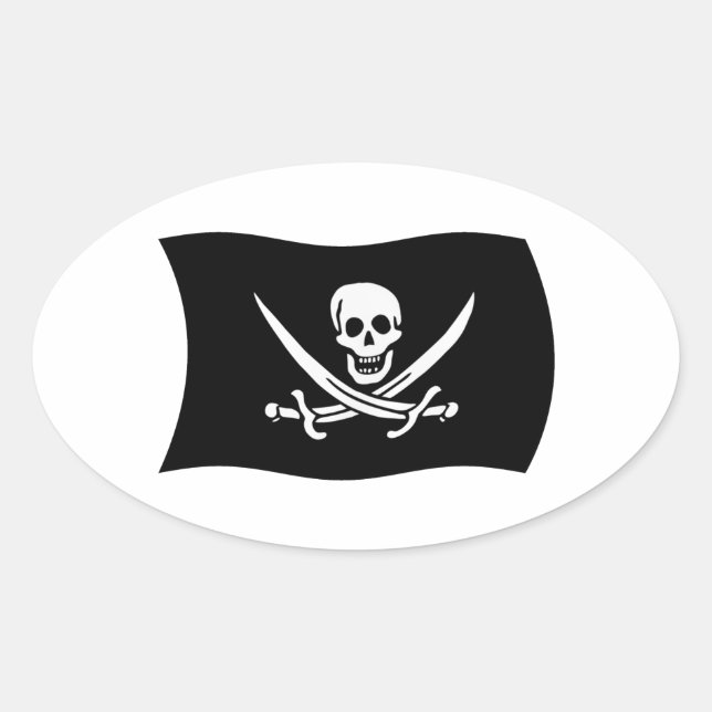 John Rackham Flag Sticker (Front)