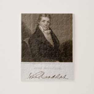 John Randolph (1773-1833) engraved by Thomas B. We Jigsaw Puzzle
