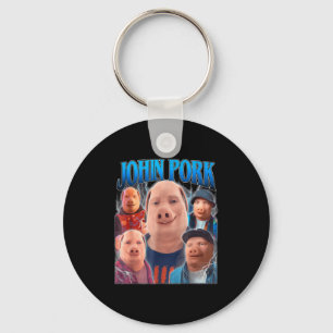 John Rk Meme Humor Men Women Key Ring
