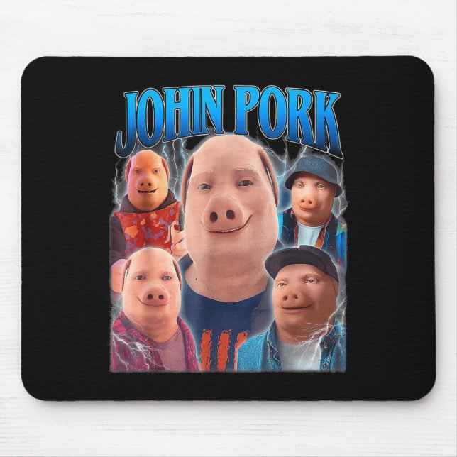 John Rk Meme Humor Men Women  Mouse Pad (Front)