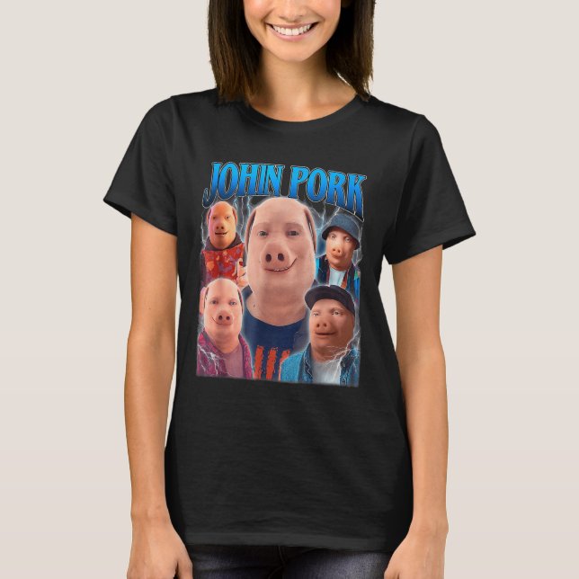 John Rk Meme Humor Men Women  T-Shirt (Front)