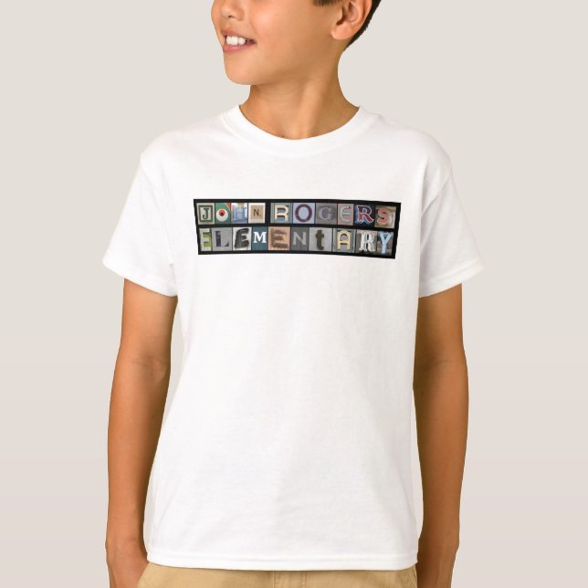 John Rogers Grey/Black Ringer Tee (Front)